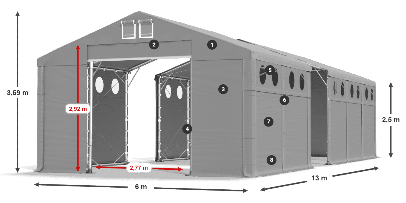 MFRO 620 PVC légende 2,5m