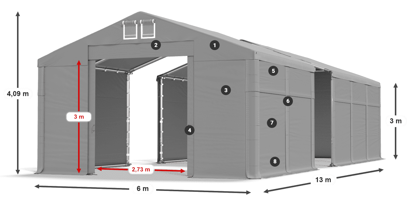 MFR 620 PVC légende 3m