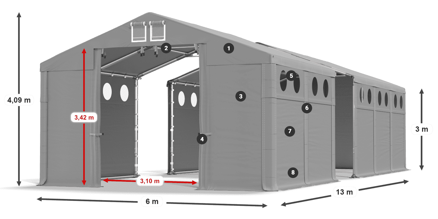 MFRO 620 PVC légende 3m