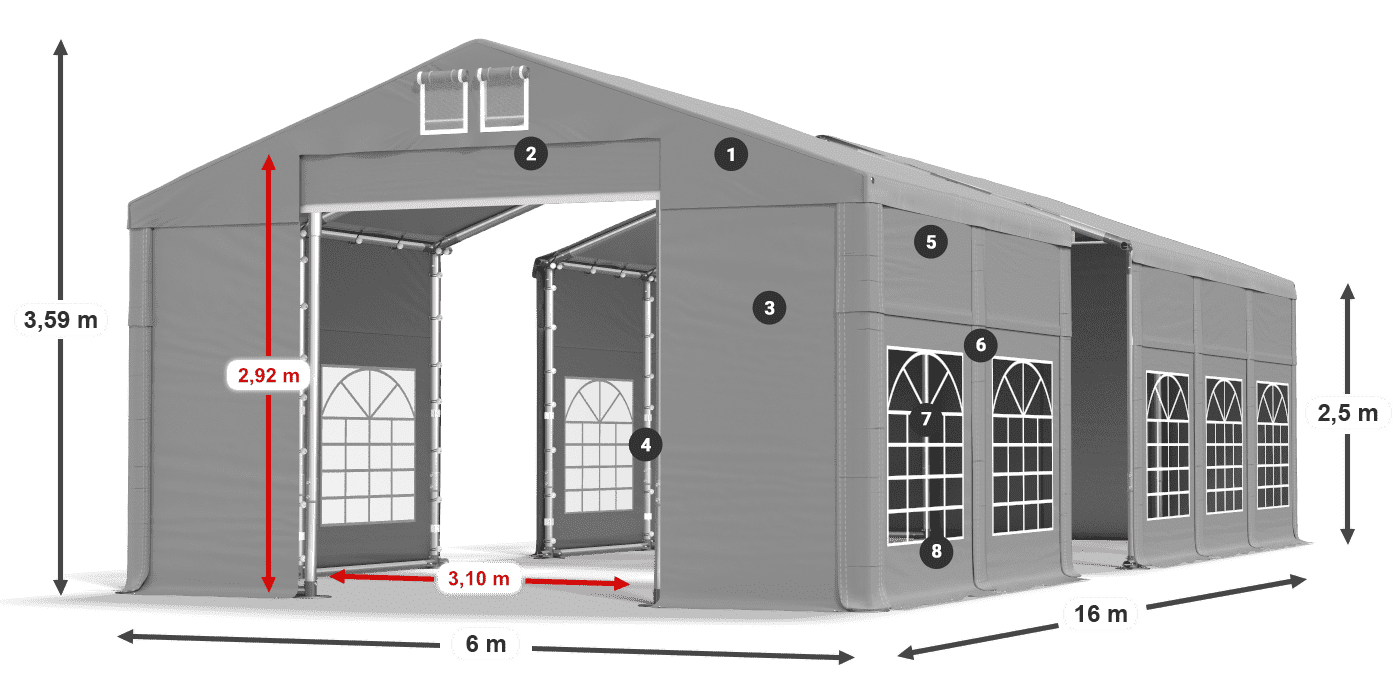 IMS 580 PVC légende 2,5m