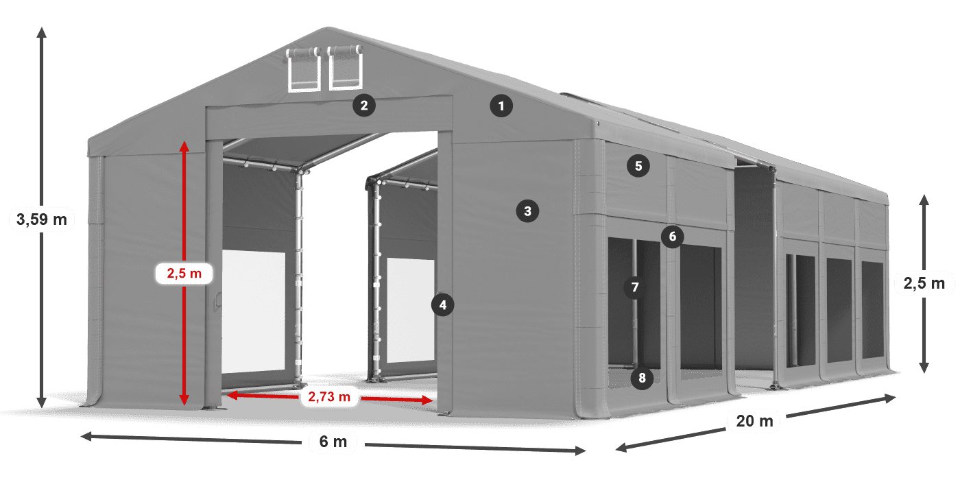 ISDT 560 PVC légende 2,5m