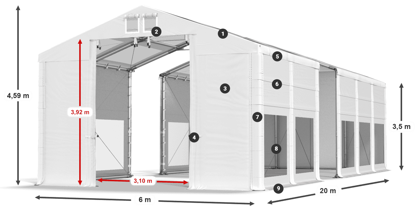IMST 580 PVC légende 3,5m