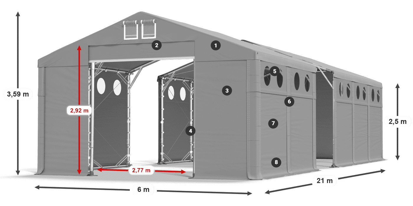 MFRO 620 PVC légende 2,5m