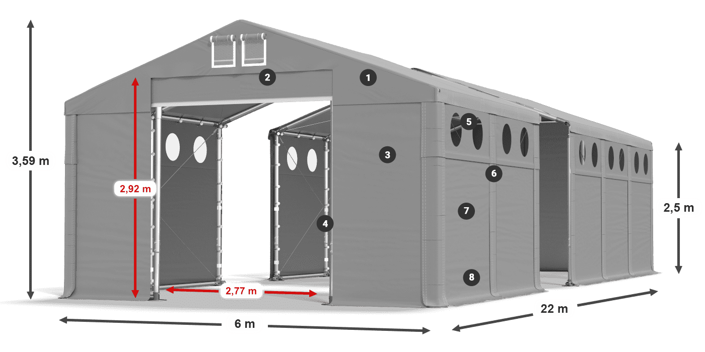 MFRO 620 PVC légende 2,5m