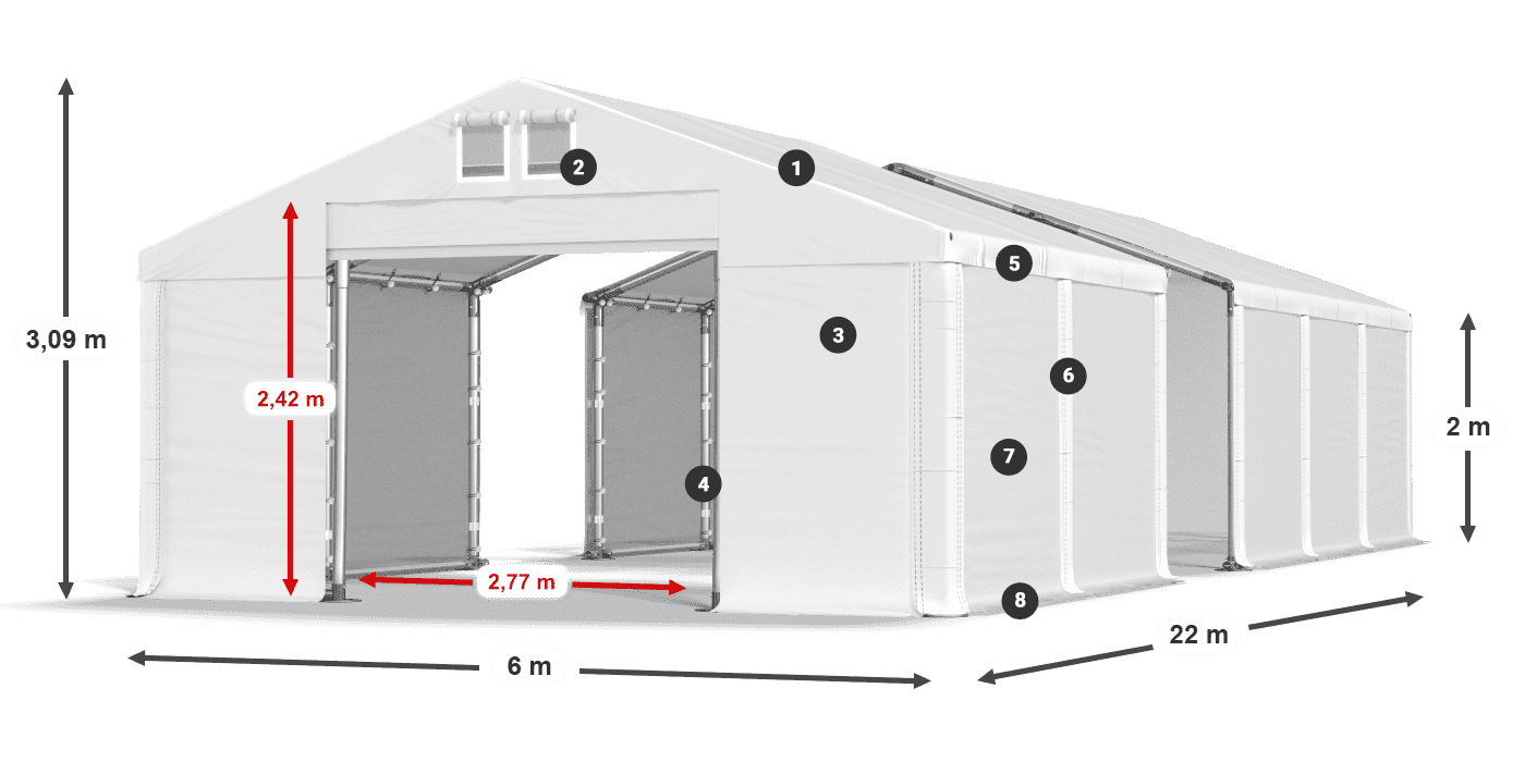 MFR 620 PVC légende 2m