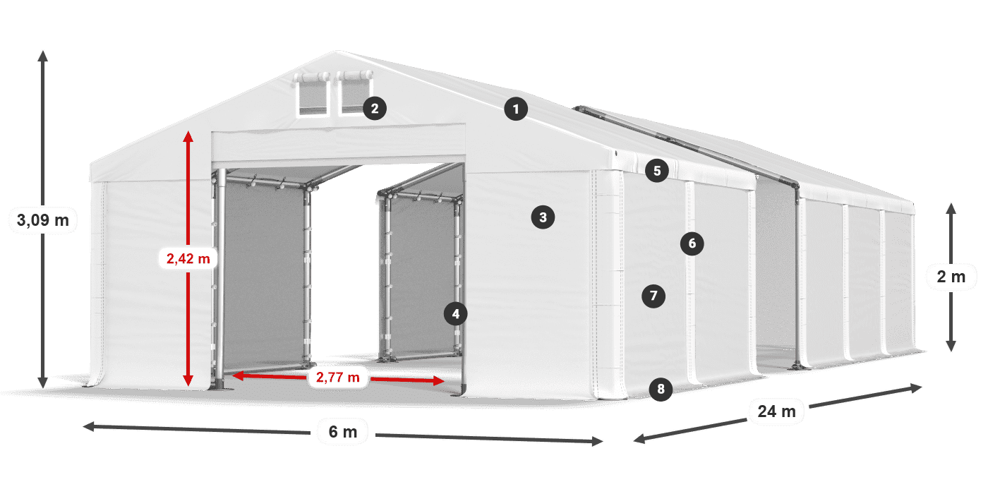MFR 620 PVC légende 2m