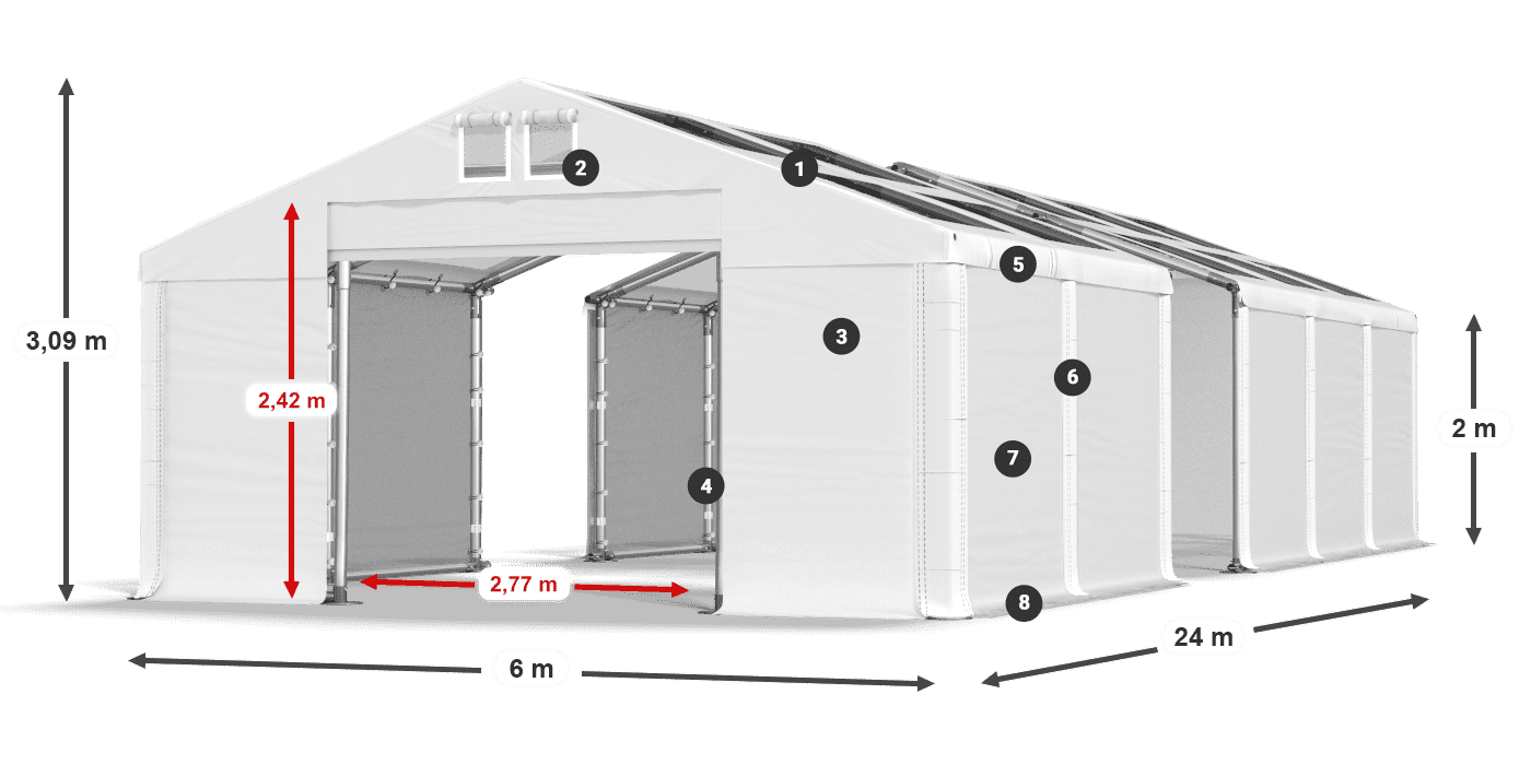 MMST 580 PVC légende 2m