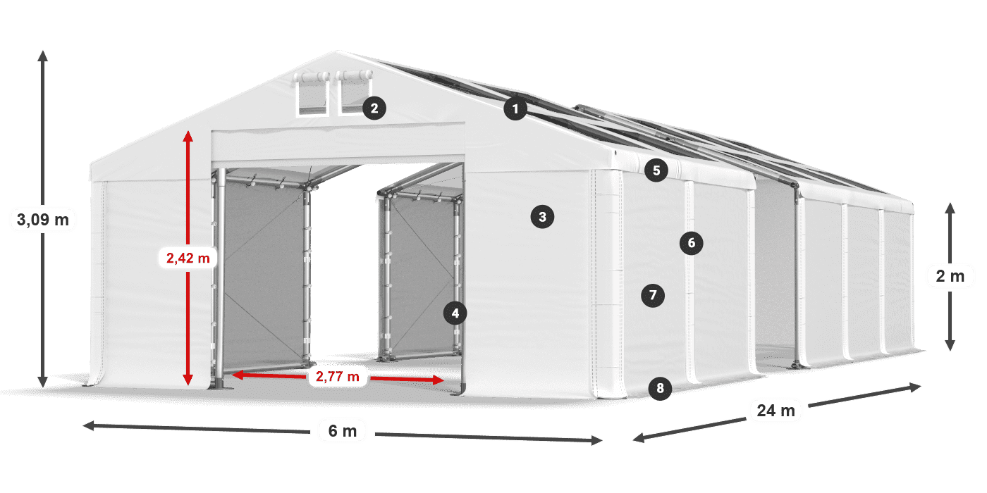 MMST 580 PVC légende 2m