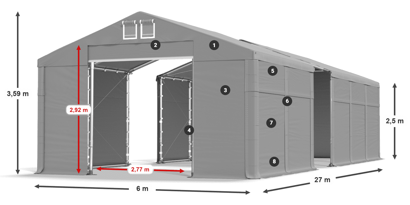 MFR 620 PVC légende 2,5m