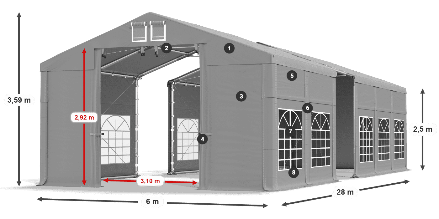 IMS 580 PVC légende 2,5m