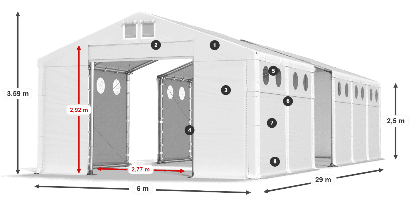 MFRO 620 PVC légende 2,5m