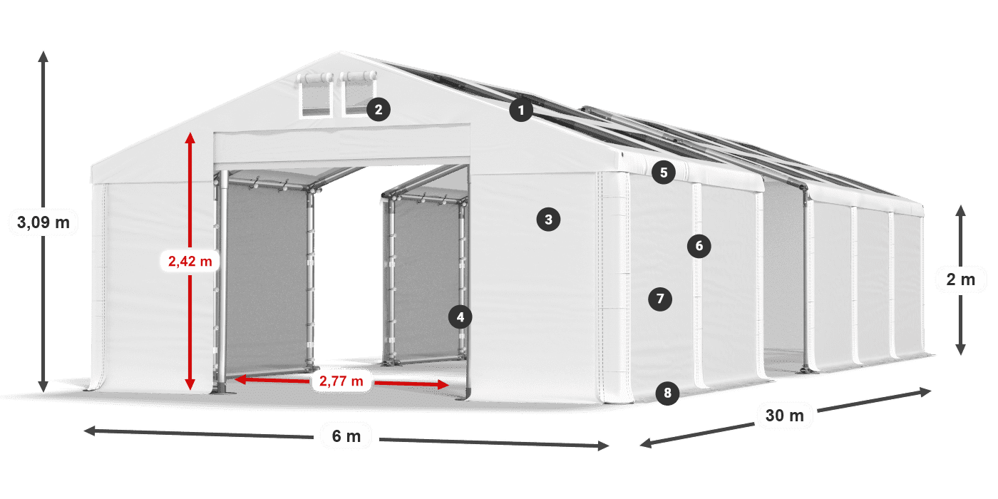 MMST 580 PVC légende 2m