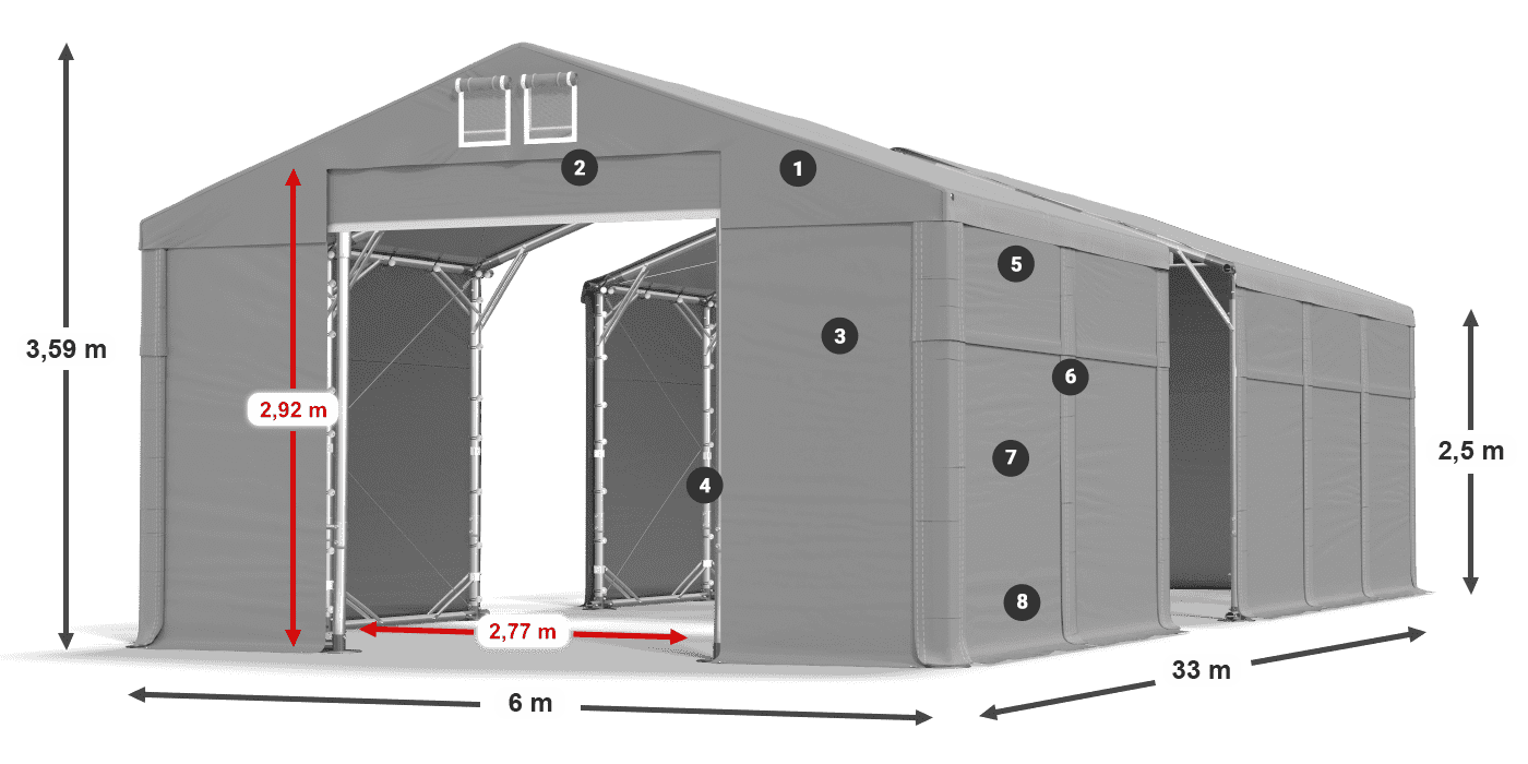 MFR 620 PVC légende 2,5m