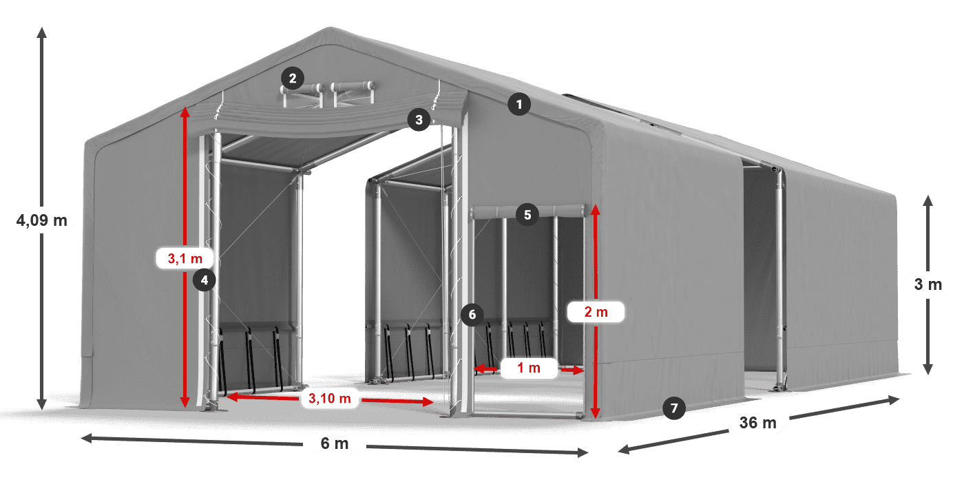SFR 600 PVC légende