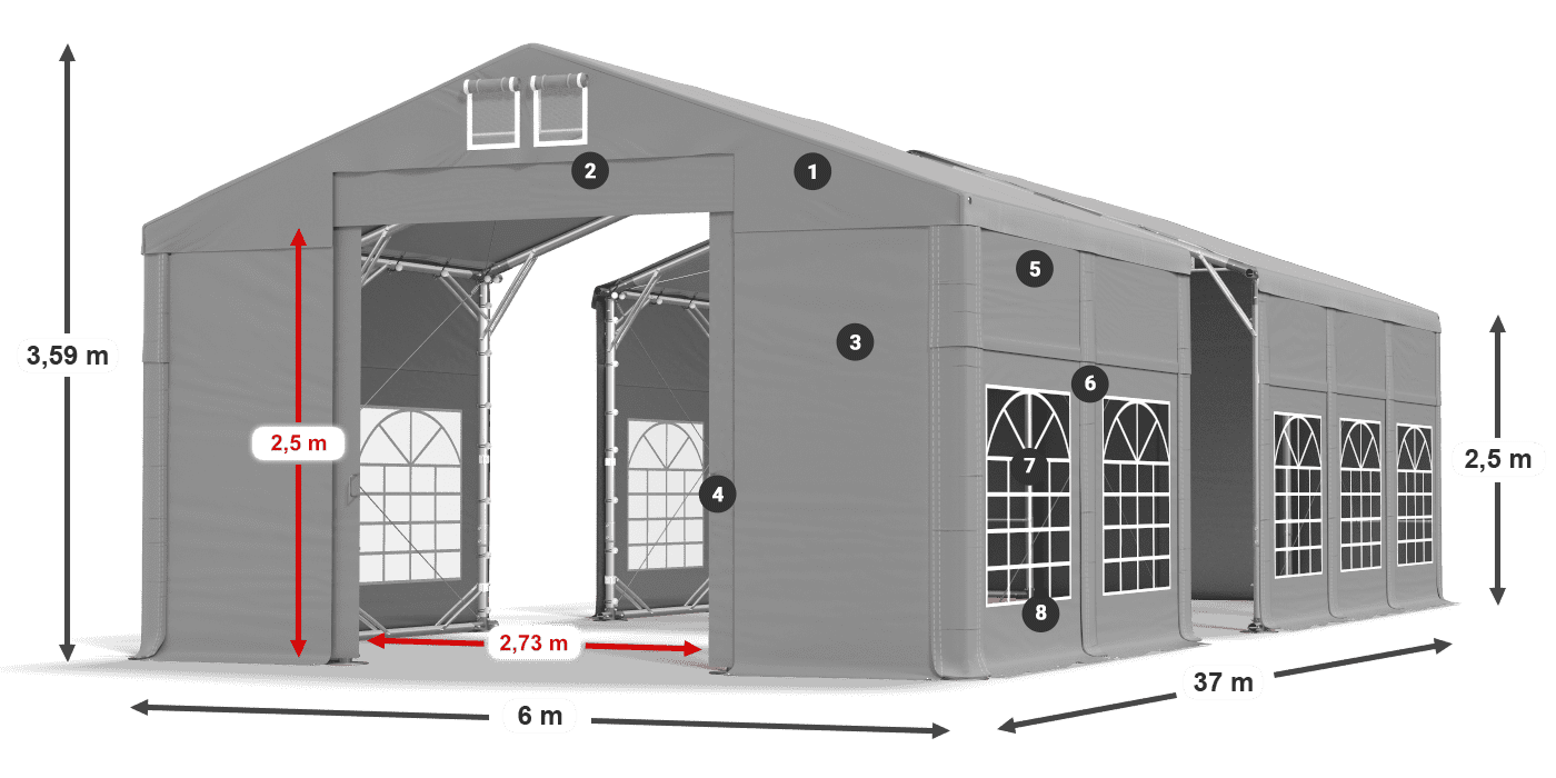 IMS 580 PVC légende 2,5m