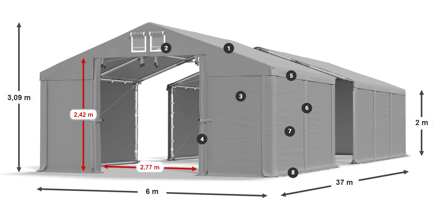 MFR 620 PVC légende 2m