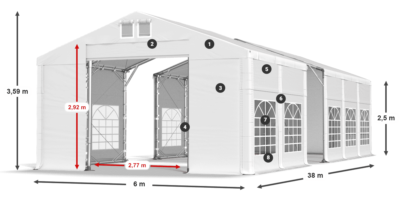 IMS 580 PVC légende 2,5m
