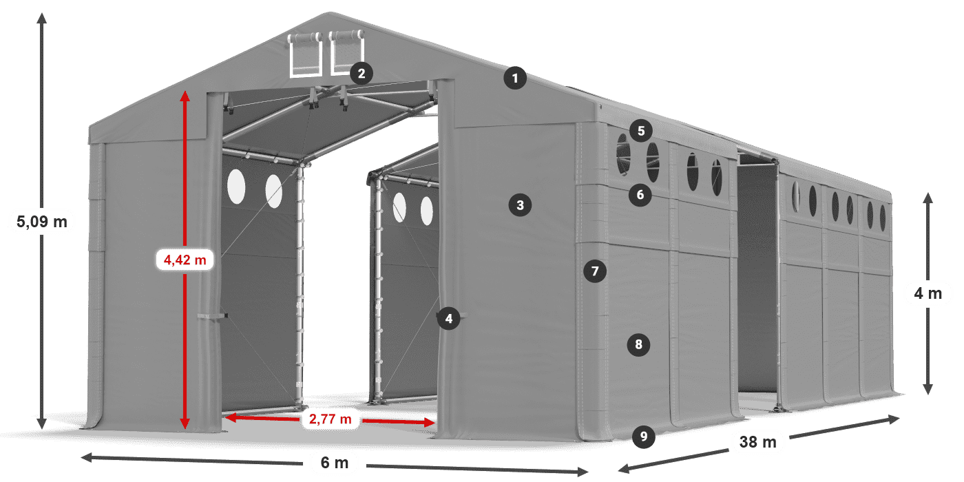 MFRO 620 PVC légende 4m