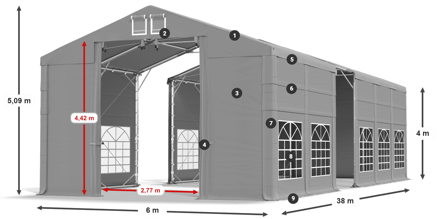IMS 580 PVC légende 4m