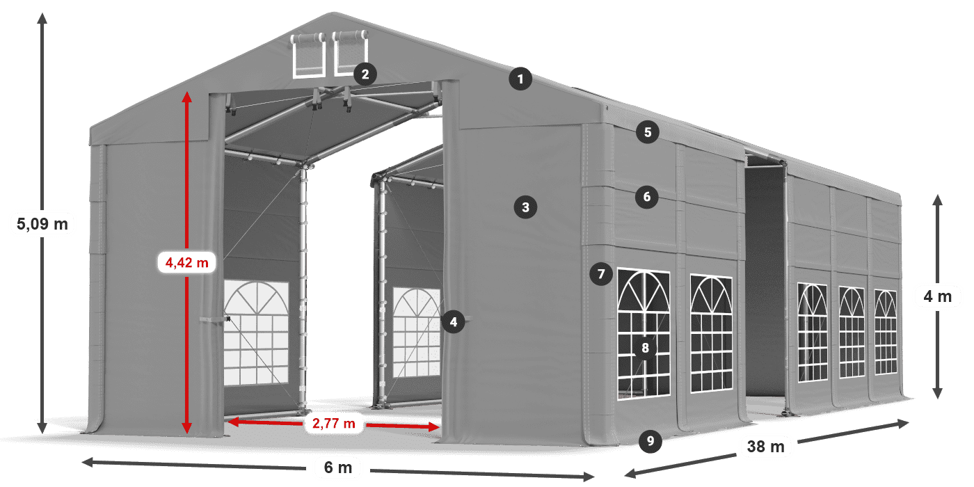 IMS 580 PVC légende 4m