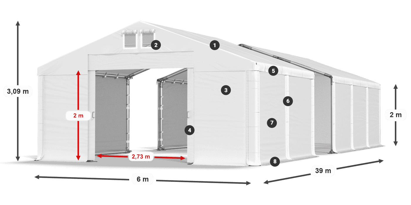 MFR 620 PVC légende 2m