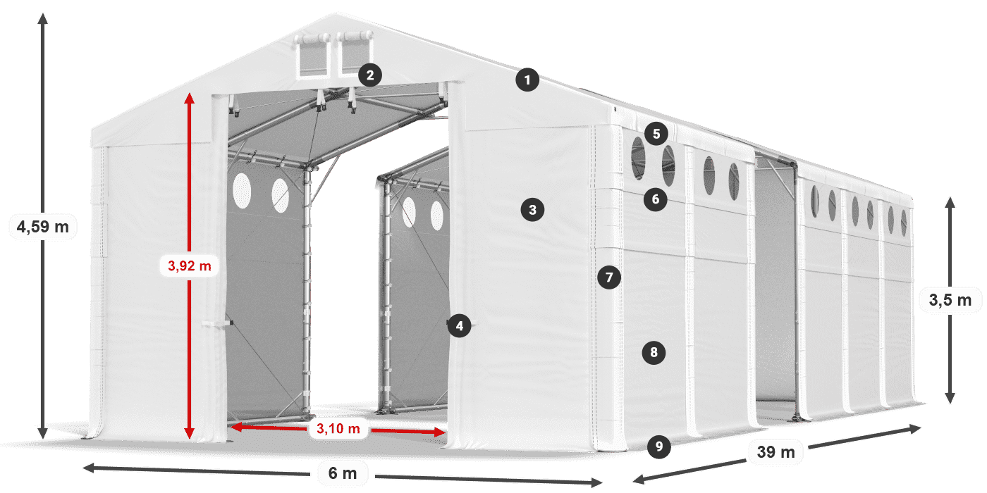 MFRO 620 PVC légende 3,5m
