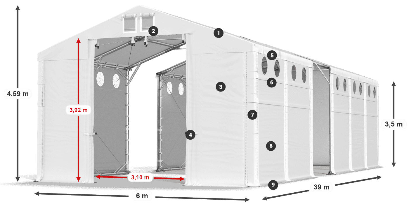MFRO 620 PVC légende 3,5m