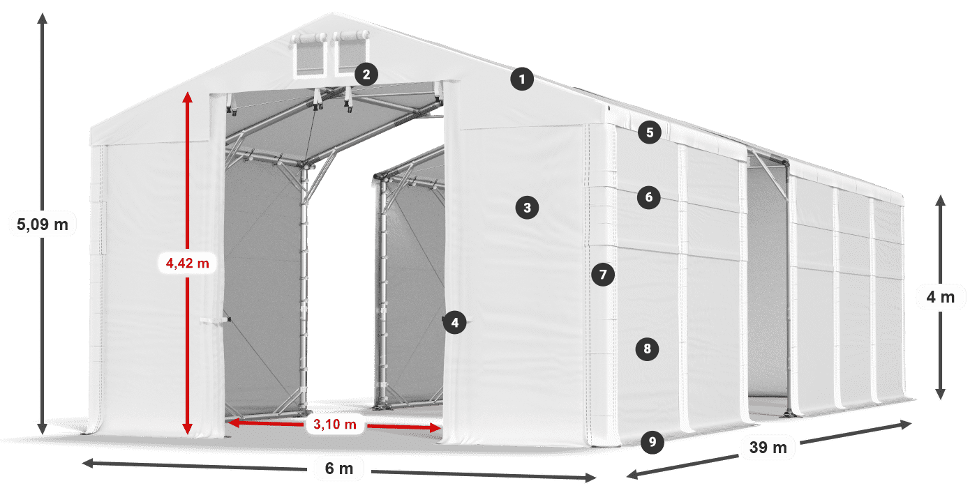 MFR 620 PVC légende 4m