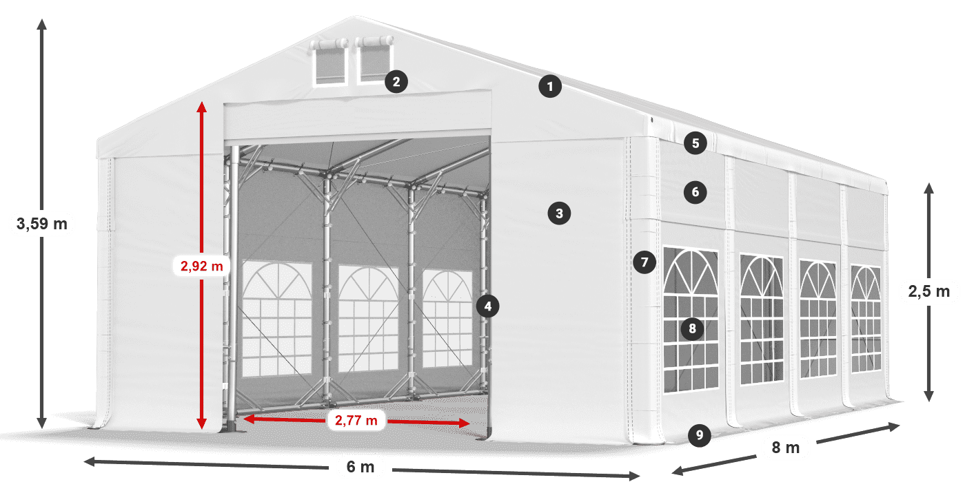 IFR 620 PVC légende 2,5m