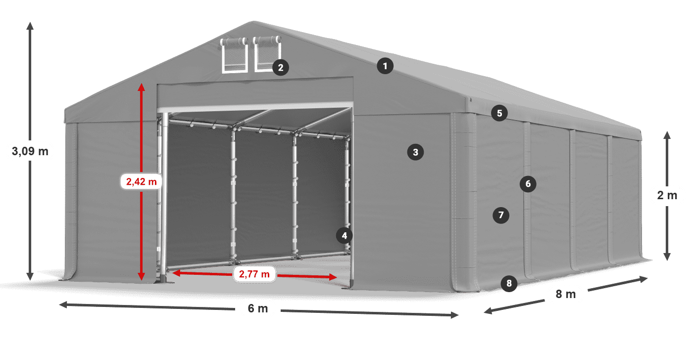 MFR 620 PVC légende 2m