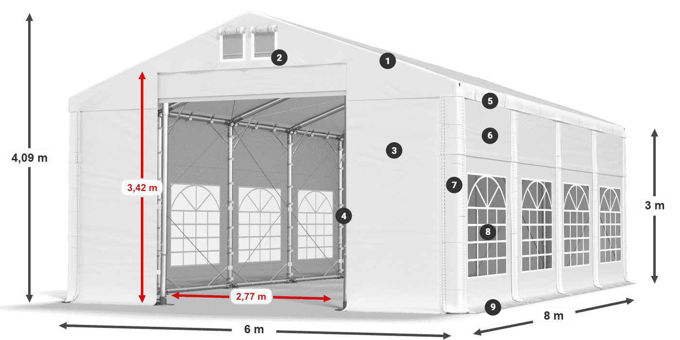 IFR 620 PVC légende 3m
