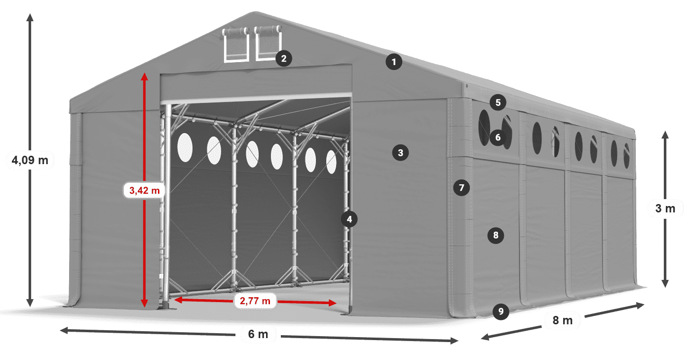 MFRO 620 PVC légende 3m