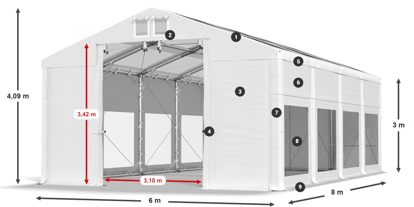 IMST 580 PVC légende 3m