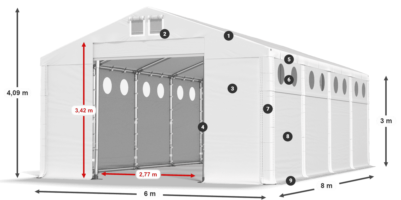 MMSO 580 PVC légende 3m