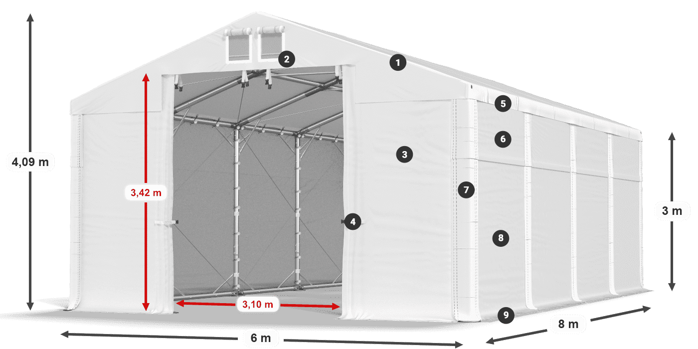 MSD 560 PVC légende 3m
