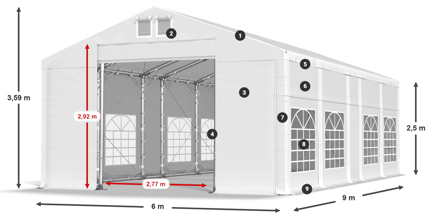 IFR 620 PVC légende 2,5m