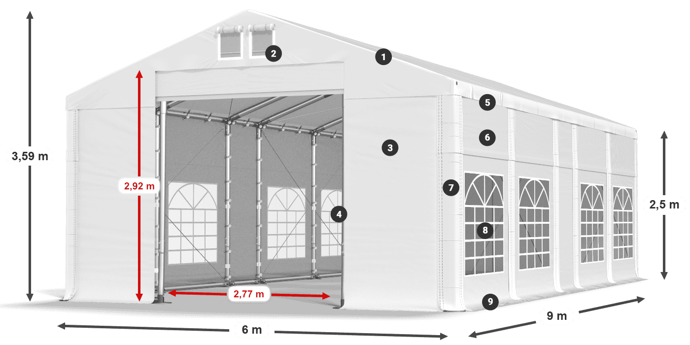 IFR 620 PVC légende 2,5m