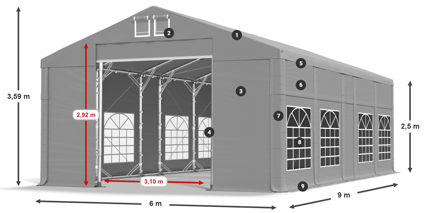 IMS 580 PVC légende 2,5m