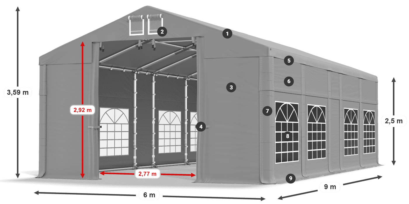 IMS 580 PVC légende 2,5m