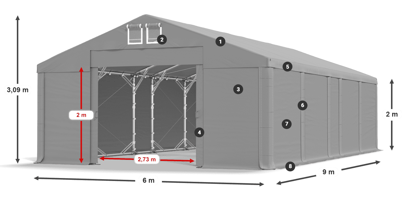 MFR 620 PVC légende 2m