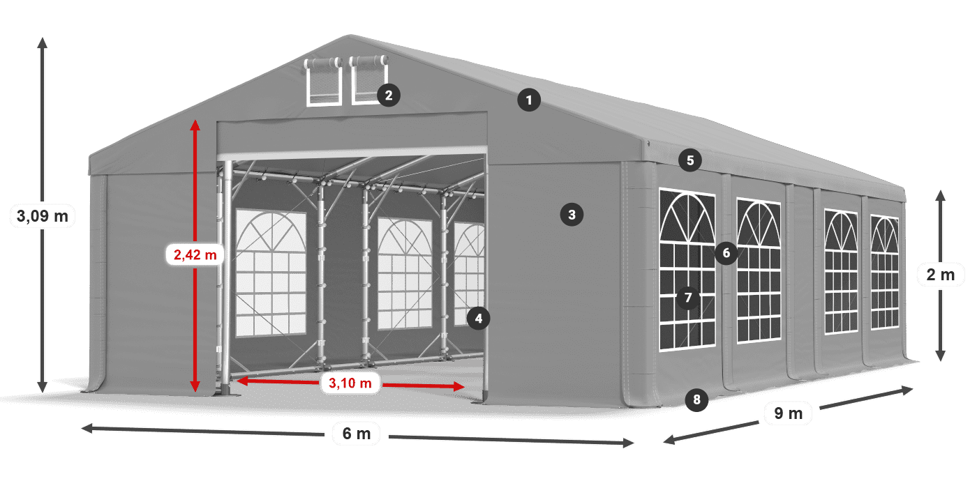 IMS 580 PVC légende 2m