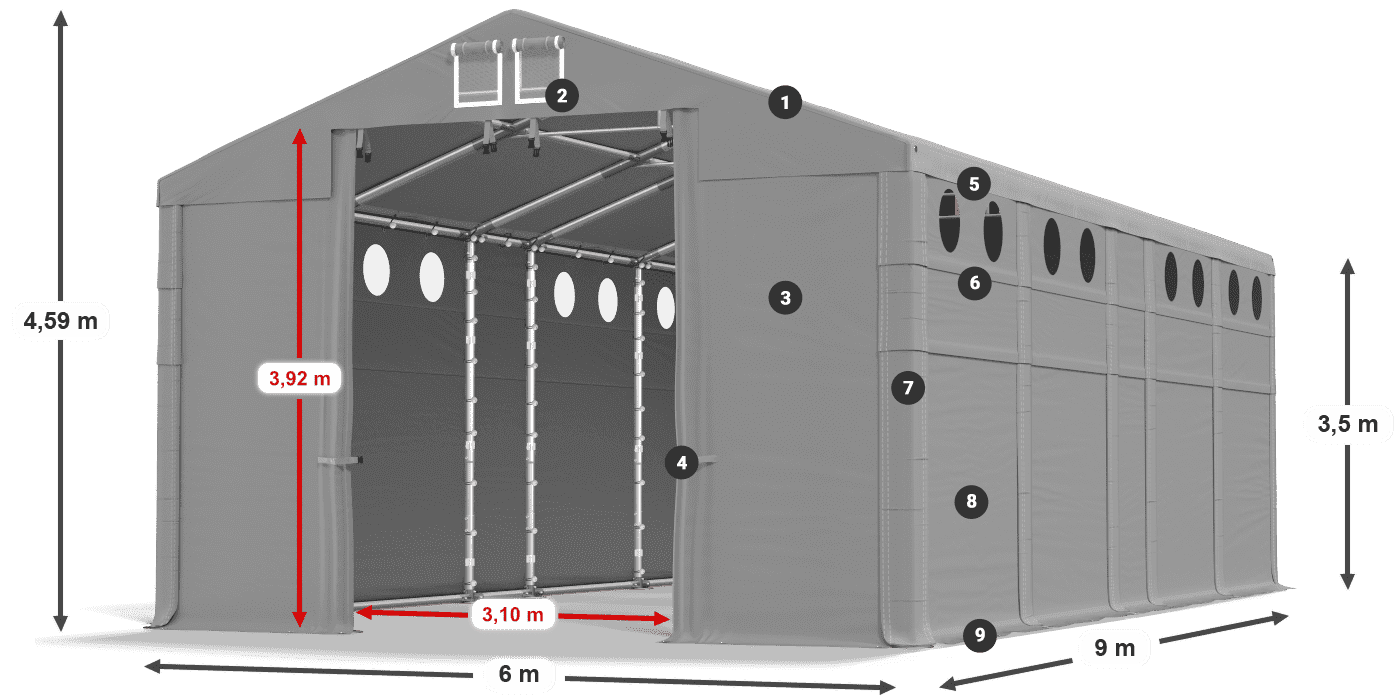 MFRO 620 PVC légende 3,5m
