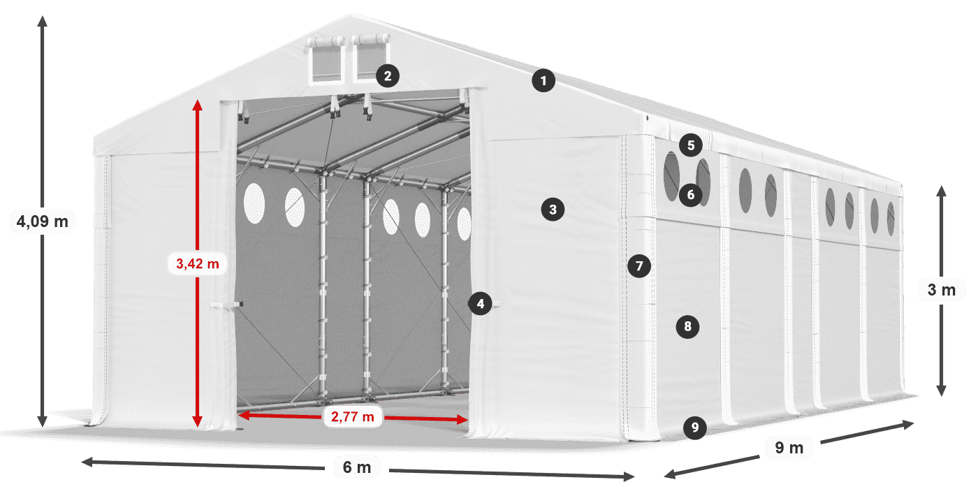 MFRO 620 PVC légende 3m