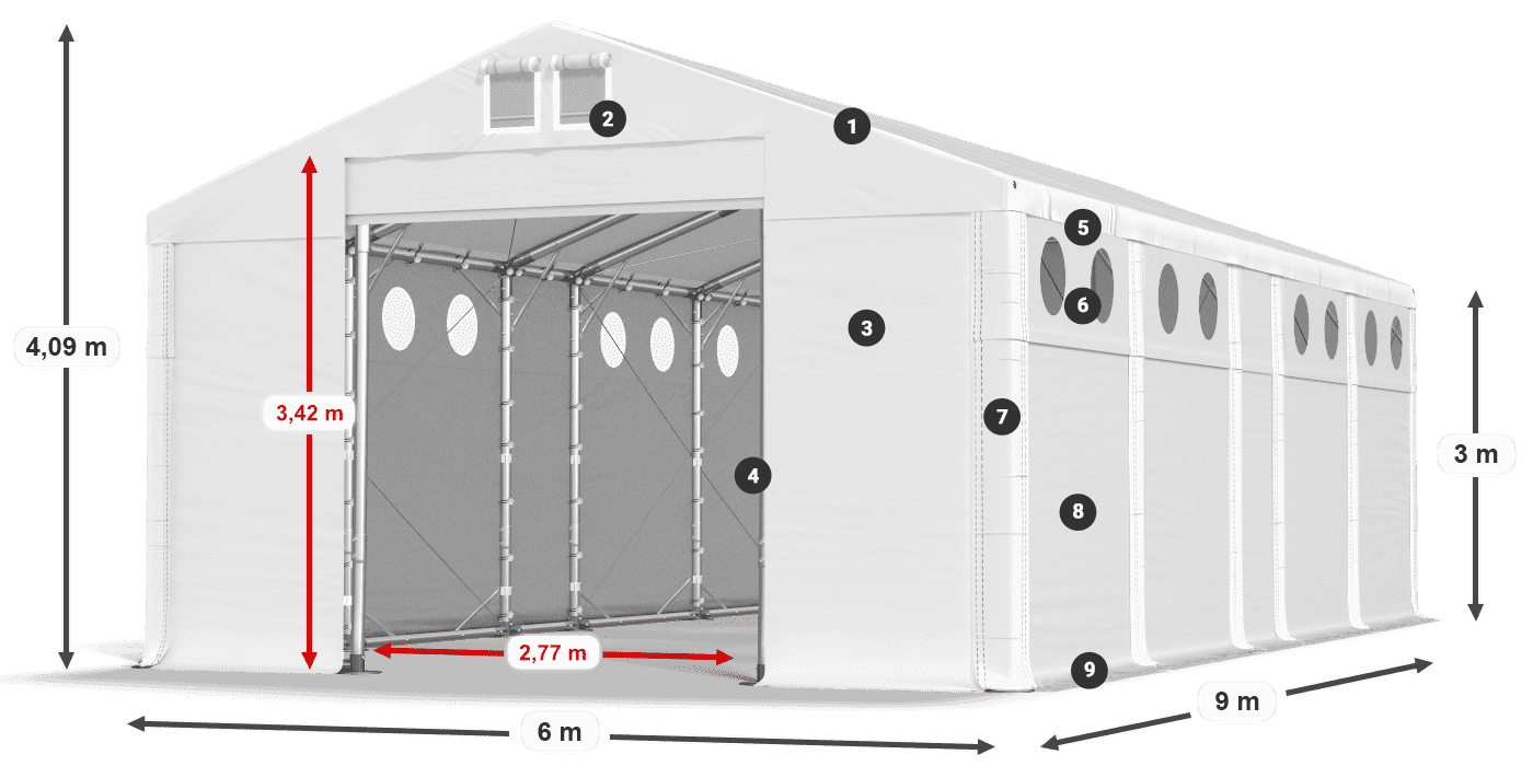 MFRO 620 PVC légende 3m