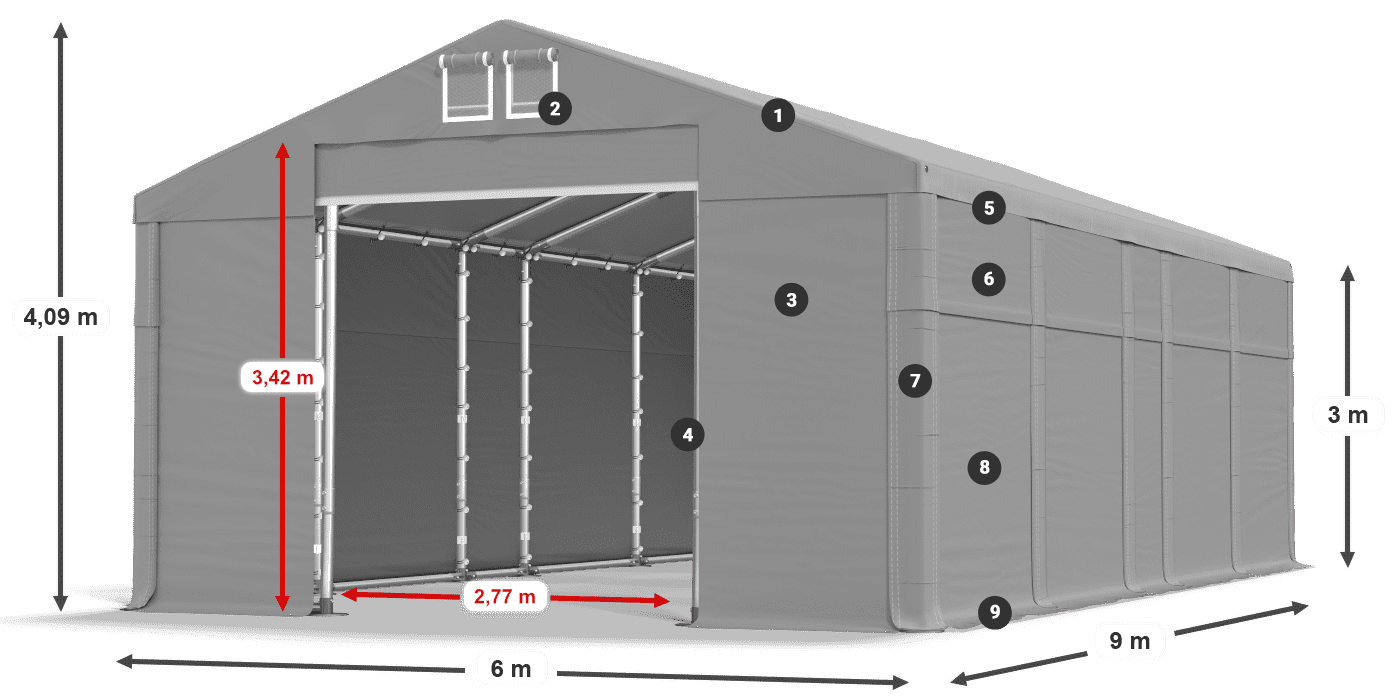 MFR 620 PVC légende 3m