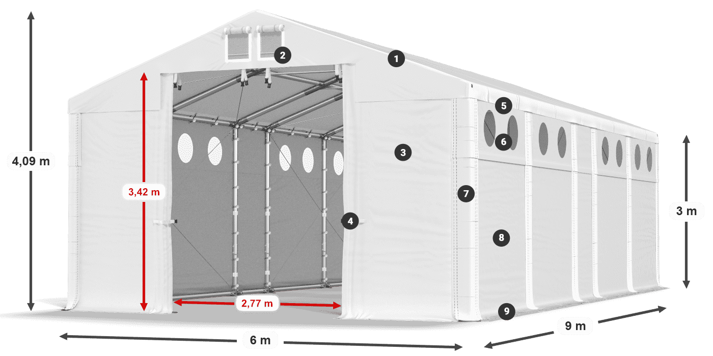 MFRO 620 PVC légende 3m