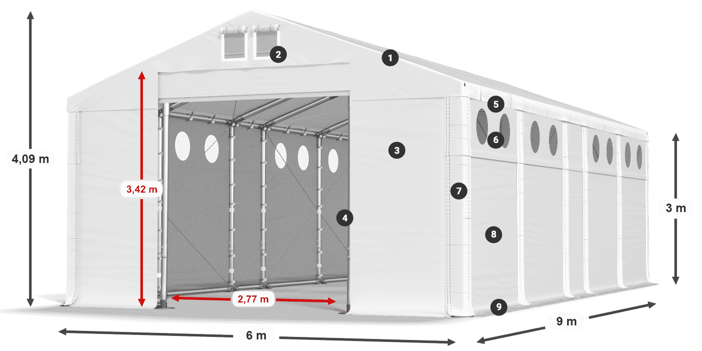 MFRO 620 PVC légende 3m