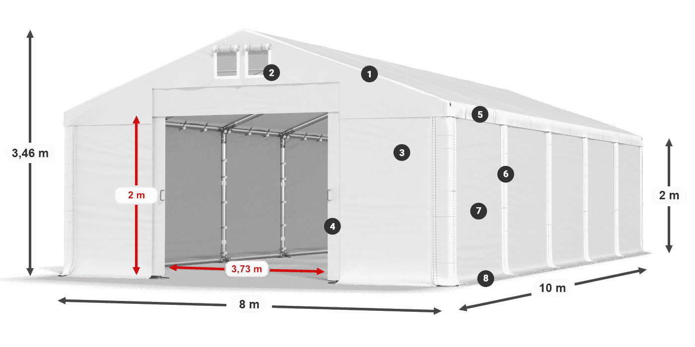 MFR 620 PVC légende 2m