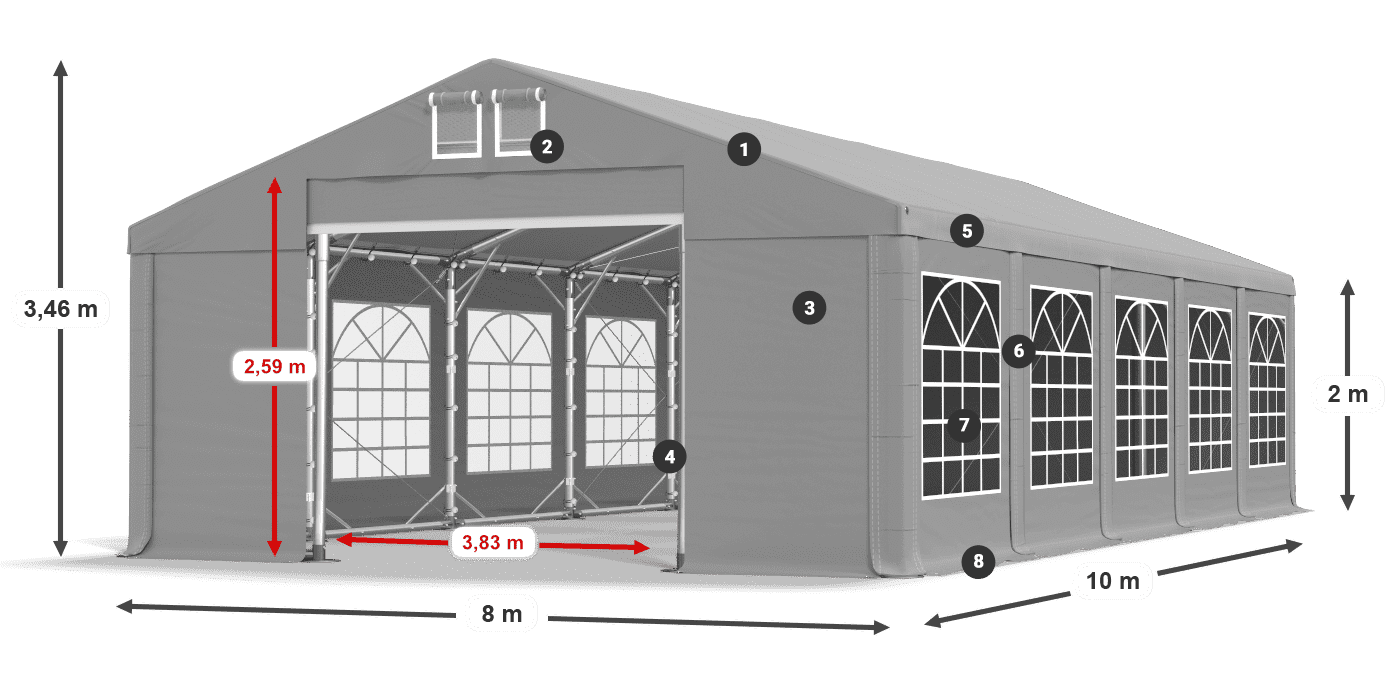 IMS 580 PVC légende 2m