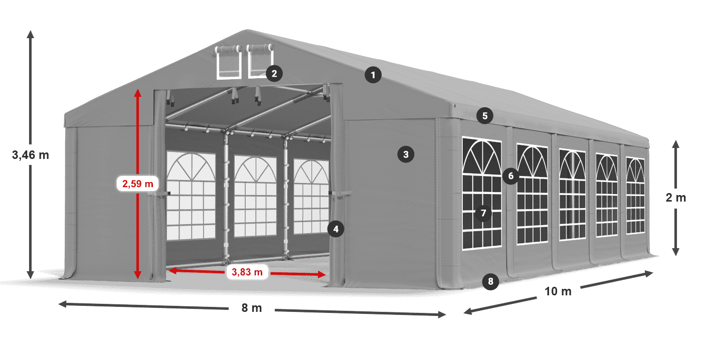 IMS 580 PVC légende 2m